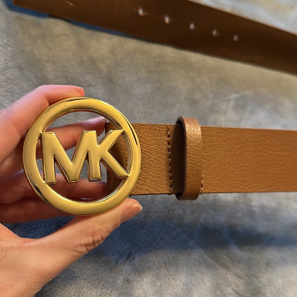 Michael Kors Gold and Brown Belt - Picture 7 of 8